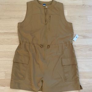 Carmel colored casual romper